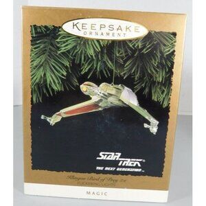 440/1358 Hallmark Keepsake Ornament ~ Klingon Bird of Prey Flickering Light 1994